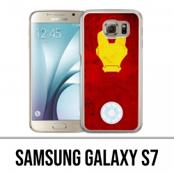 Samsung Galaxy S7 Hülle - Iron Man Art Design