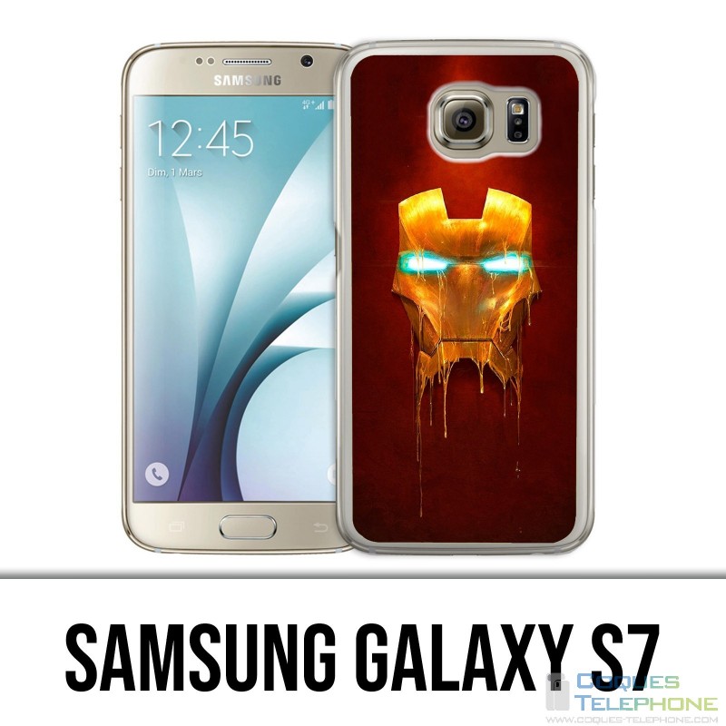 Custodia Samsung Galaxy S7 - Iron Man Gold