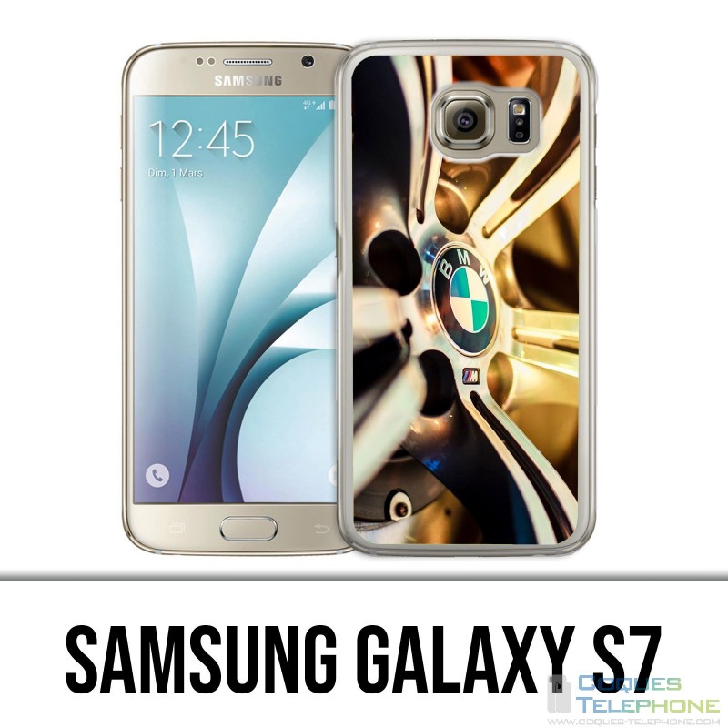 Carcasa Samsung Galaxy S7 - llanta Chrome Bmw