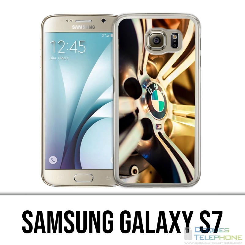 Samsung Galaxy S7 case - Chrome Bmw rim