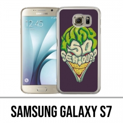 Carcasa Samsung Galaxy S7 - Joker Tan serio