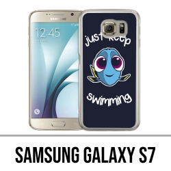 Samsung Galaxy S7 Case - Just Keep Swimming