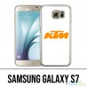 Funda Samsung Galaxy S7 - Ktm Logo Fondo blanco