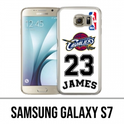 Coque Samsung Galaxy S7 - Lebron James Blanc