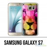 Coque Samsung Galaxy S7 - Lion Geometrique