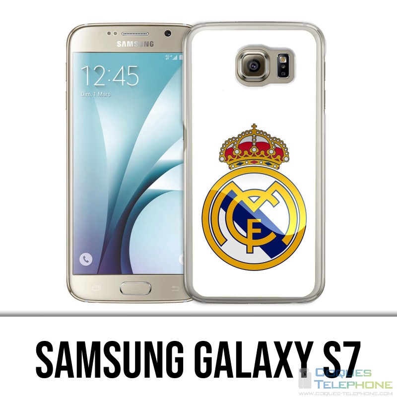 Coque Samsung Galaxy S7  - Logo Real Madrid