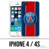 Custodia per iPhone 4 / 4S - Logo Psg New Red Band
