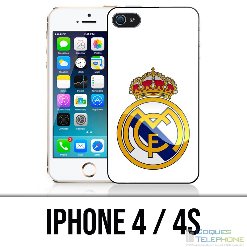 Coque iPhone 4 / 4S - Logo Real Madrid
