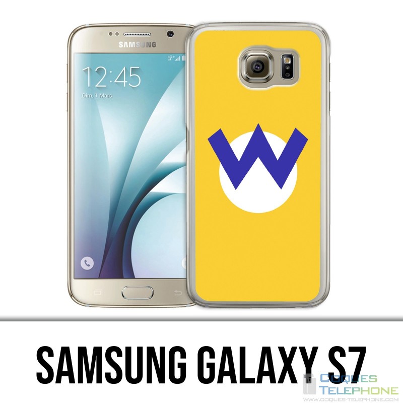Coque Samsung Galaxy S7  - Mario Wario Logo