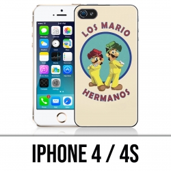 Coque iPhone 4 / 4S - Los Mario Hermanos