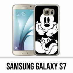 Samsung Galaxy S7 Case - Mickey Black And White