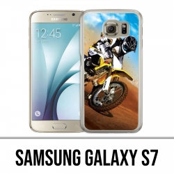 Coque Samsung Galaxy S7  - Motocross Sable