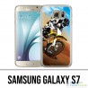 Coque Samsung Galaxy S7  - Motocross Sable