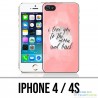 Funda iPhone 4 / 4S - Mensaje de amor Luna de vuelta