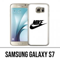 Coque Samsung Galaxy S7  - Nike Logo Blanc