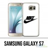Samsung Galaxy S7 Hülle - Nike Logo Weiß