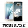 Samsung Galaxy S7 Hülle - Nike Logo Wood