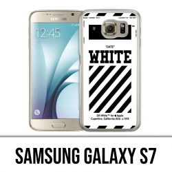 Carcasa Samsung Galaxy S7 - Blanco roto Blanco