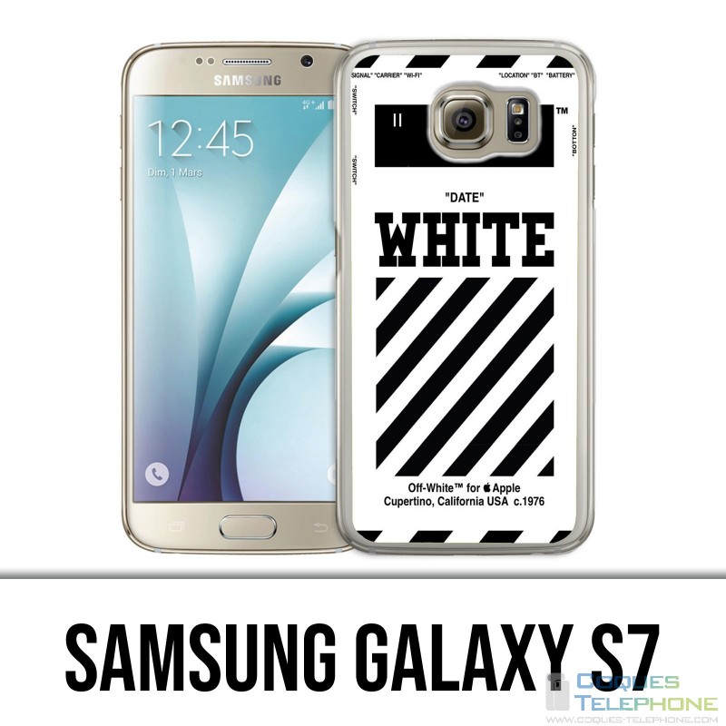 Carcasa Samsung Galaxy S7 - Blanco roto Blanco