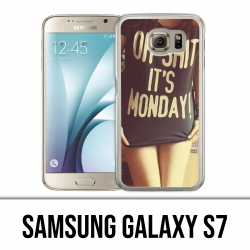 Samsung Galaxy S7 Hülle - Oh Shit Monday Girl