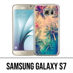 Coque Samsung Galaxy S7  - Palmiers