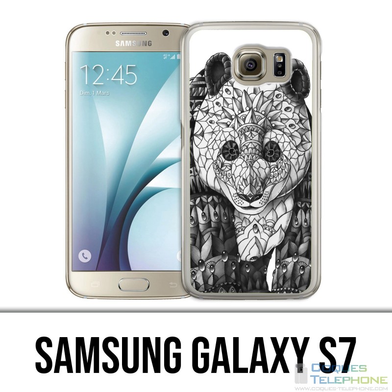 Samsung Galaxy S7 case - Panda Azteque