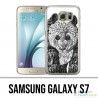 Samsung Galaxy S7 Hülle - Panda Azteque