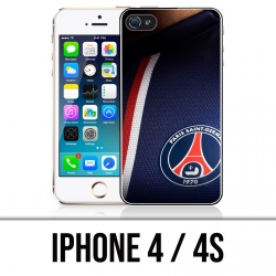 Custodia per iPhone 4 / 4S - Jersey blu Psg Paris Saint Germain