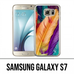Samsung Galaxy S7 Hülle - Federn
