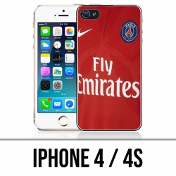 Funda iPhone 4 / 4S - Jersey rojo Psg