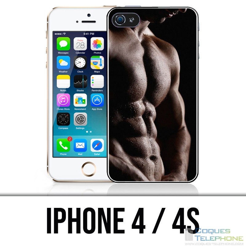 Coque iPhone 4 / 4S - Man Muscles