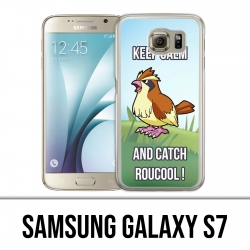 Carcasa Samsung Galaxy S7 - Pokémon Go Catch Roucool
