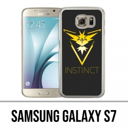 Samsung Galaxy S7 Case - Pokemon Go Team Yellow Grunge