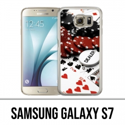 Samsung Galaxy S7 Hülle - Poker Dealer