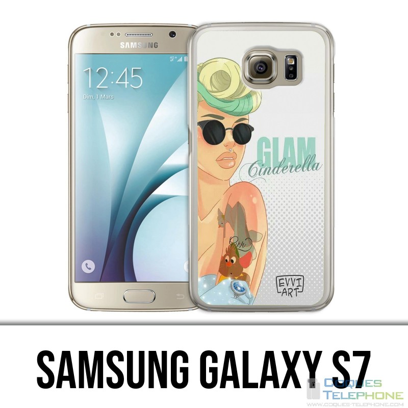 Coque Samsung Galaxy S7  - Princesse Cendrillon Glam