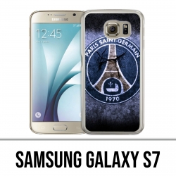 Coque Samsung Galaxy S7  - PSG Logo Grunge