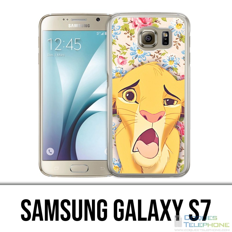 Samsung Galaxy S7 Case - Lion King Simba Grimace