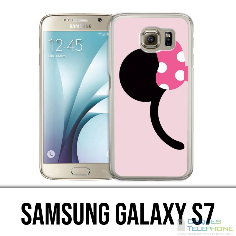 Carcasa Samsung Galaxy S7 - Diadema Minnie