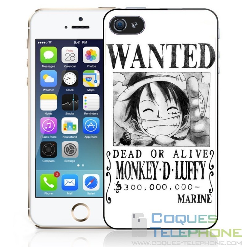 Funda para teléfono One Piece - Wanted Luffy Poster