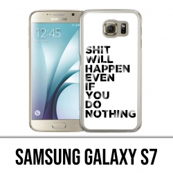 Samsung Galaxy S7 Hülle - Scheiße passiert