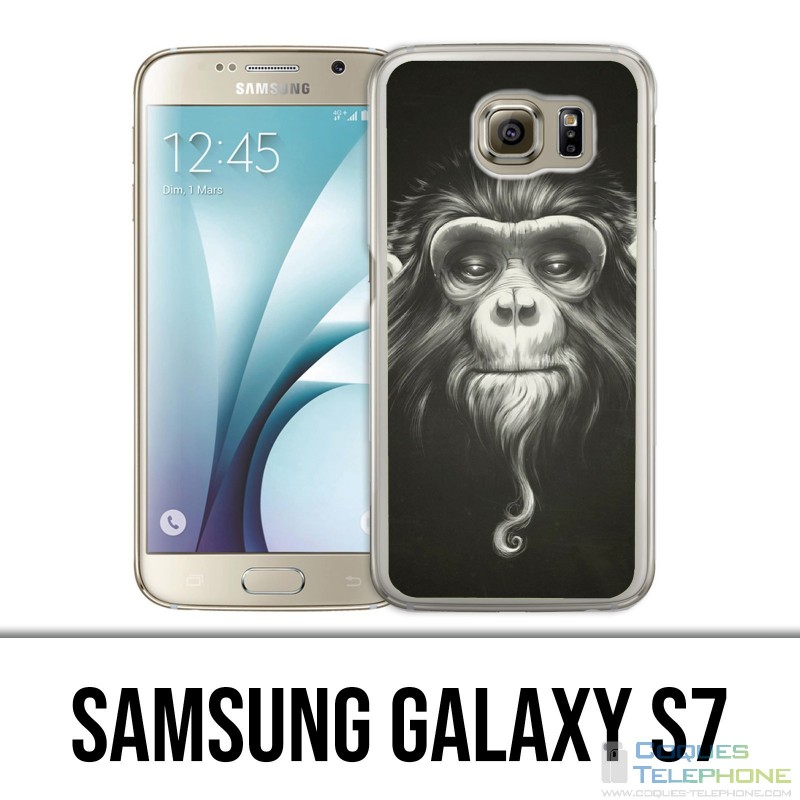 Custodia Samsung Galaxy S7 - Monkey Monkey Anonimo
