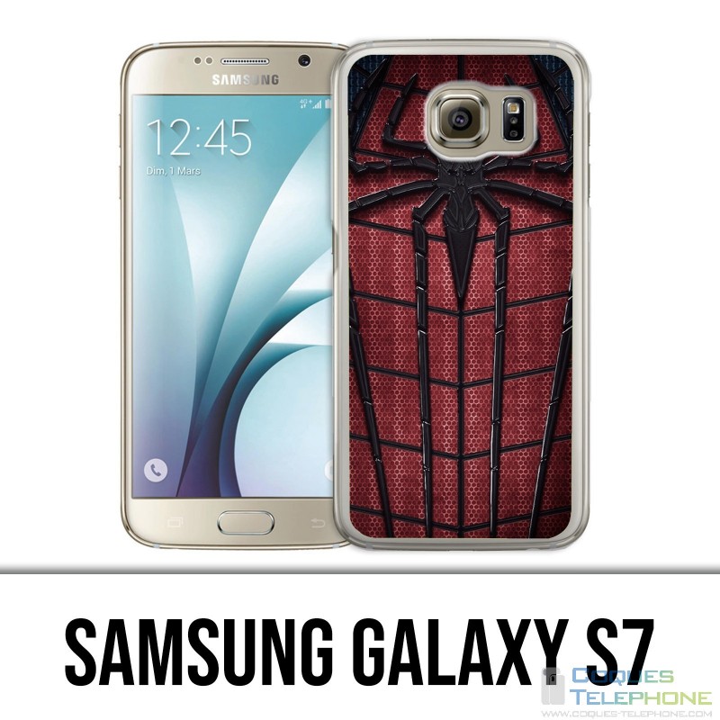 Carcasa Samsung Galaxy S7 - Logotipo de Spiderman