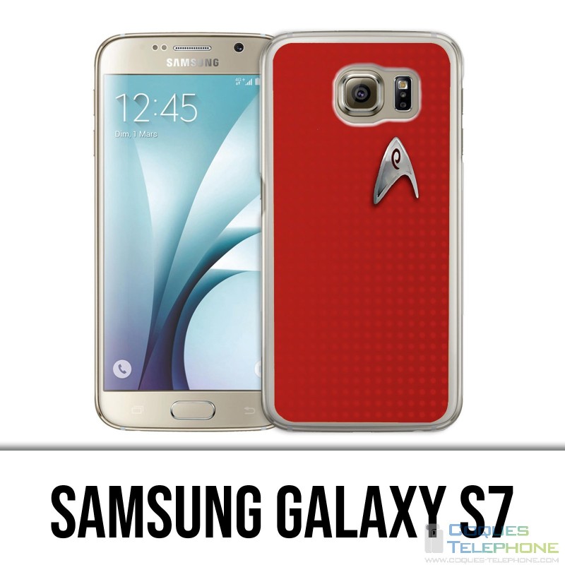 Carcasa Samsung Galaxy S7 - Star Trek Rojo