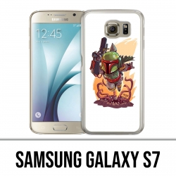 Funda Samsung Galaxy S7 - Star Wars Boba Fett Cartoon