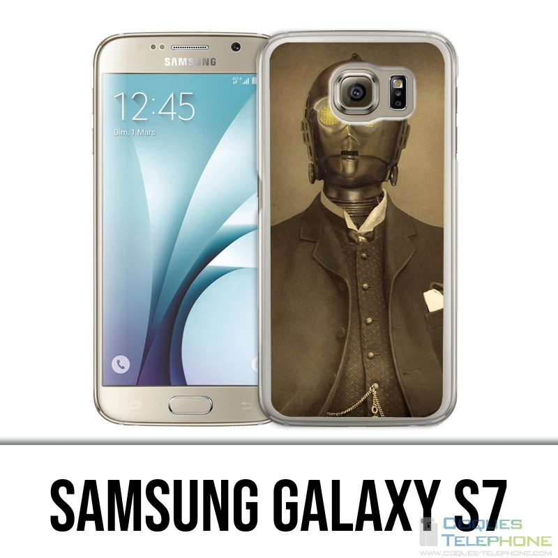 Samsung Galaxy S7 Case - Star Wars Vintage C3Po