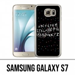 Samsung Galaxy S7 Hülle - Stranger Things Alphabet