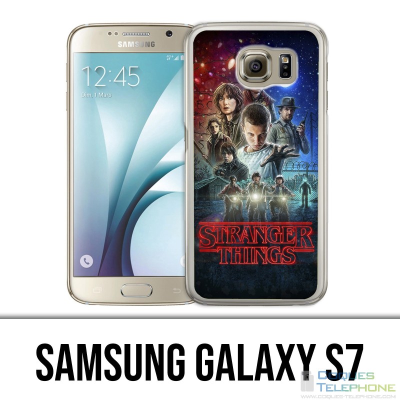Póster Funda Samsung Galaxy S7 - Cosas extrañas