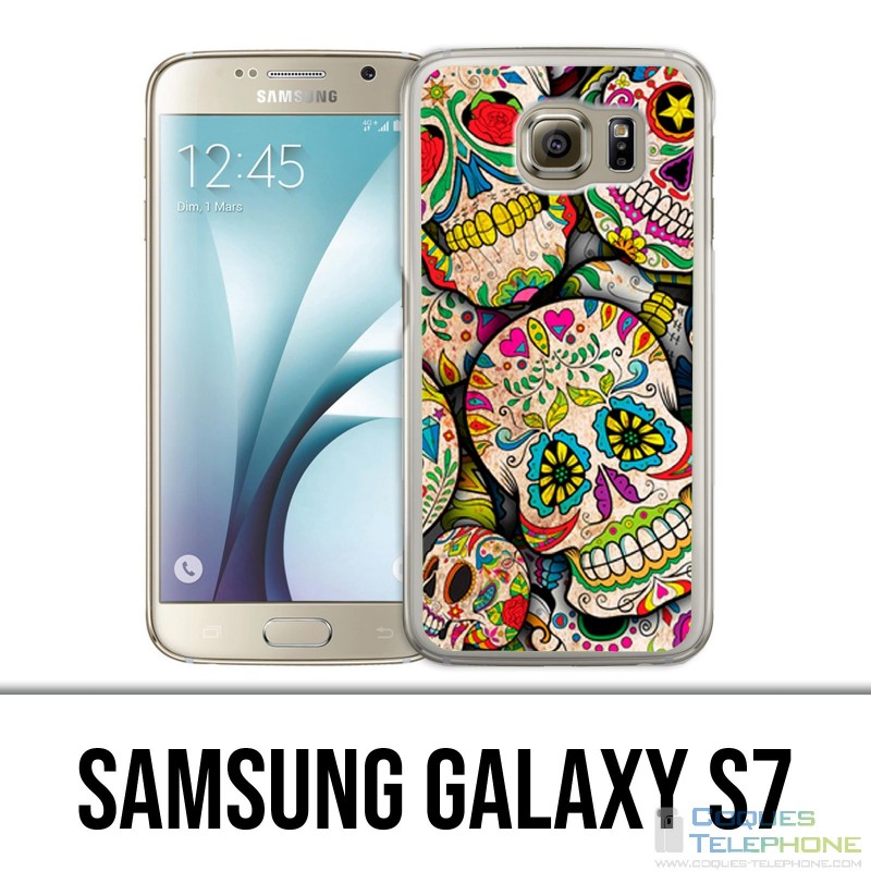 Custodia Samsung Galaxy S7 - Sugar Skull