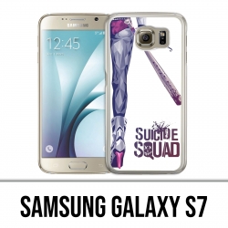 Samsung Galaxy S7 Hülle - Suicide Squad Leg Harley Quinn