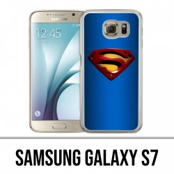 Carcasa Samsung Galaxy S7 - Logotipo de Superman